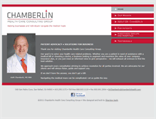 Tablet Screenshot of chamberlinhealth.com